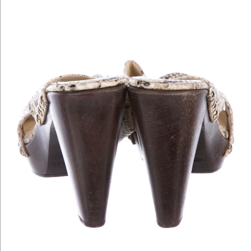 Jimmy Choo Python Studded Heels - image 4